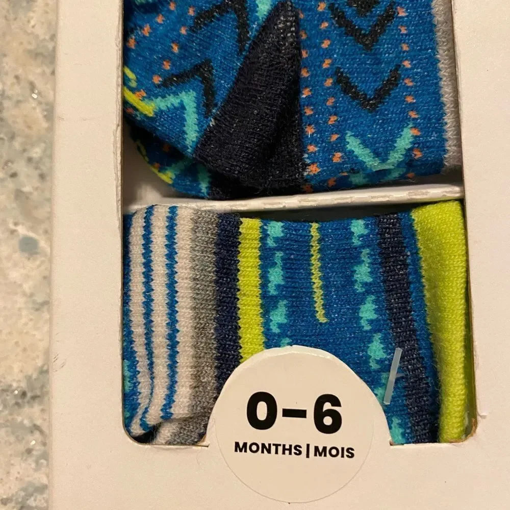 Smartwool Cozy Baby Booties Multi Color
